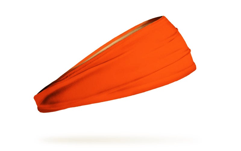 JUNK Brands Big Bang Lite Headband - Moisture-Wicking, Performance Fabric, Non-Slip, Sports Sweatband for Men & Women - One Size - Orange - Image 2